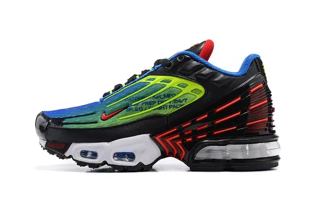 Nike Black Multicolor Layered Synthetic Cage Gradient Color Blocking Lifestyle Sneakers 22