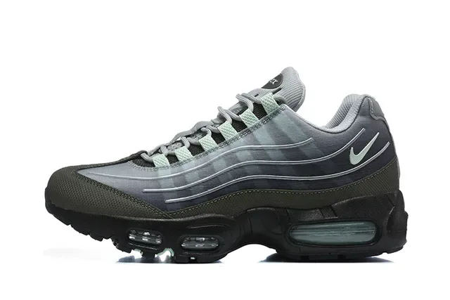 Nike Black Silver Layered Mesh And Synthetic Upper Metallic Panel Lifestyle Sneakers 12