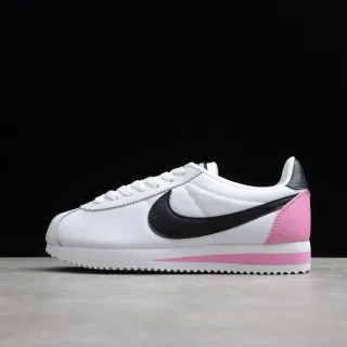 Nike Cortez أحذية رياضية بيضاء سوداء وردية أسلوب حياة