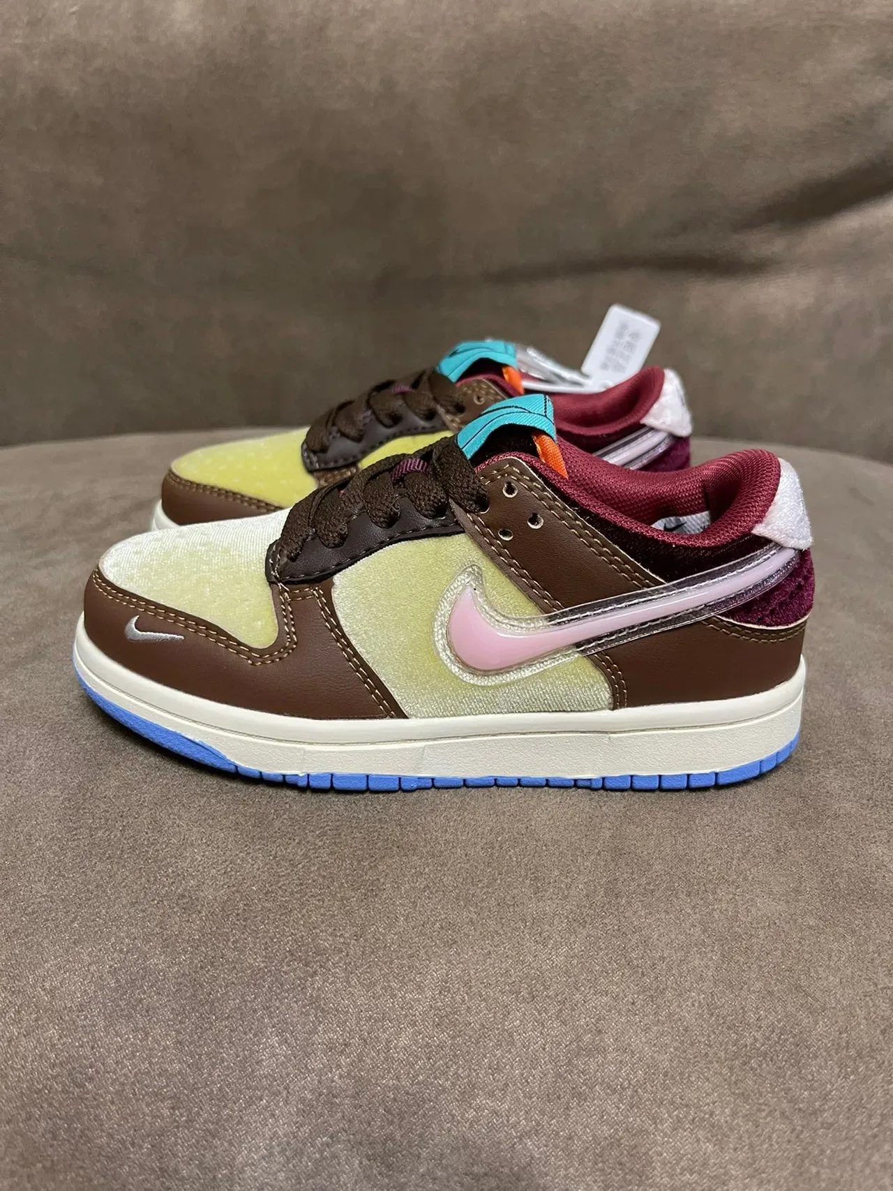 Nike Dunk Low Orange White Lifestyle Sneakers 12