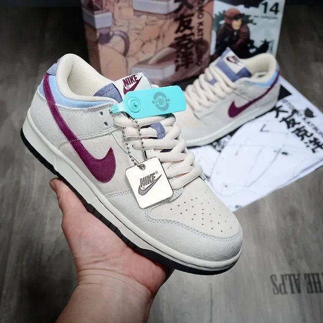 Nike Dunk Low Pale Blue Purple Lifestyle Sneakers 2