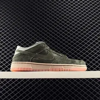 Nike Dunk Low Retro حذاء أسلوب حياة أخضر زيتوني من السودي
