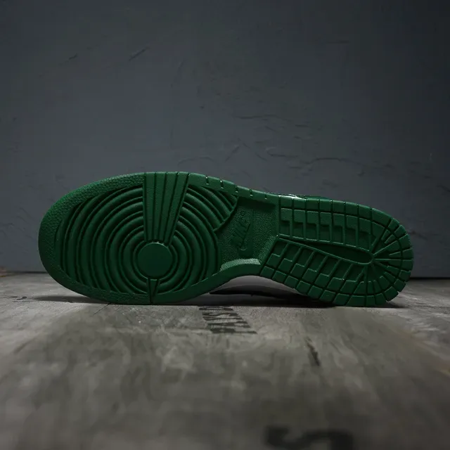 Nike Dunk Low Blanc Vert Foncé Chaussures Lifestyle 5