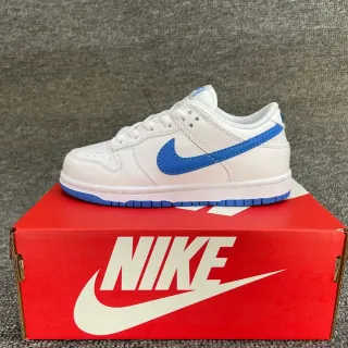 Nike Dunk Low أبيض أزرق ملكي لايف ستايل سنيكرز