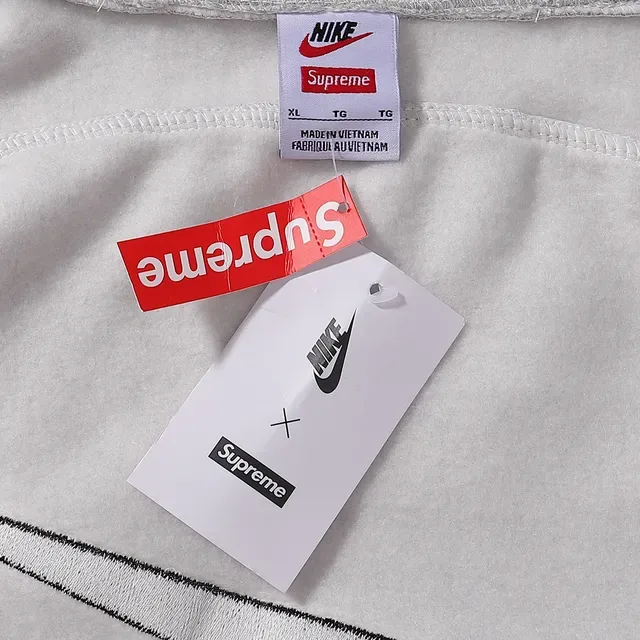 Nike Sweat à capuche Gris Noir Fermeture éclair totale Manches Raglan 3