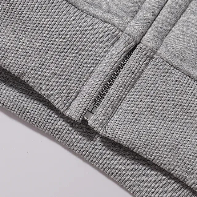 Nike Sweat à capuche Gris Noir Fermeture éclair totale Manches Raglan 9
