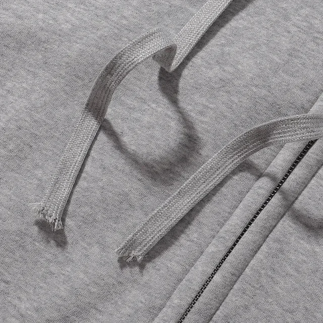Nike Sweat à capuche Gris Noir Fermeture éclair totale Manches Raglan 10