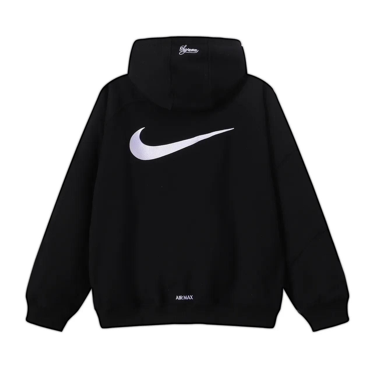 Nike Sweat à capuche Gris Noir Fermeture éclair totale Manches Raglan 13