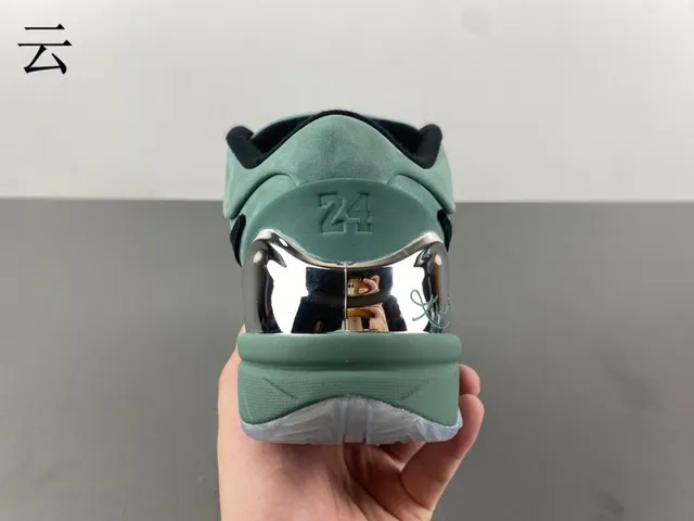 Nike 绿色 黑色 高帮 麂皮网面 篮球鞋 4