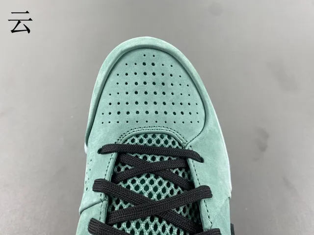 Nike 绿色 黑色 高帮 麂皮网面 篮球鞋 5