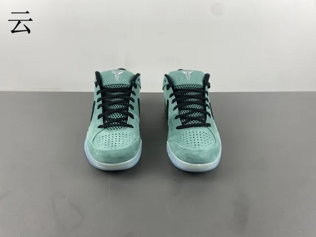 Nike 绿色 黑色 高帮 麂皮网面 篮球鞋 10