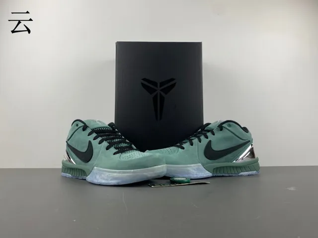 Nike 绿色 黑色 高帮 麂皮网面 篮球鞋 12