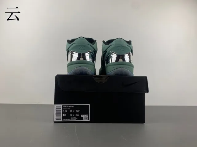 Nike 绿色 黑色 高帮 麂皮网面 篮球鞋 16