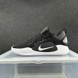 Nike Hyperdunk X Low काला सफेद जाली और सिंथेटिक ओवरले बास्केटबॉल जूते