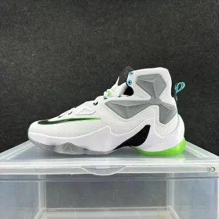 Nike LeBron श्वेत हरा हाई-टॉप बास्केटबॉल जूते