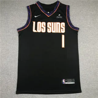 Nike Los Suns 黑色替补篮球球衣