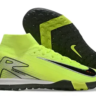 Nike Mercurial Superfly Turf 霓虹黄 黑色 人造草地足球鞋