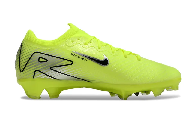 Nike Mercurial Vapor Air Zoom Neon Yellow Chaussures de football pour terrain ferme 7