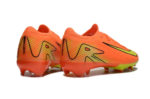 Nike Mercurial Vapor Air Zoom Orange Neon Firm-Ground Sapatos de futebol 5