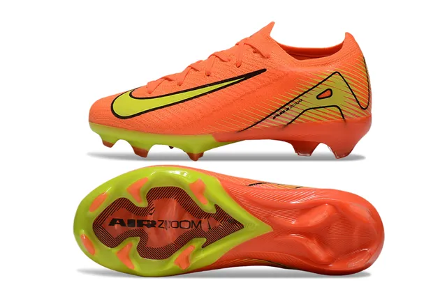 Nike Mercurial Vapor Air Zoom Orange Neon Firm-Ground Sapatos de futebol 6