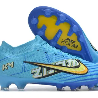 Nike Mercurial Vapor KM লাইট ব্লু রয়্যাল ব্লু ফার্ম গ্রাউন্ড সকার শোজ