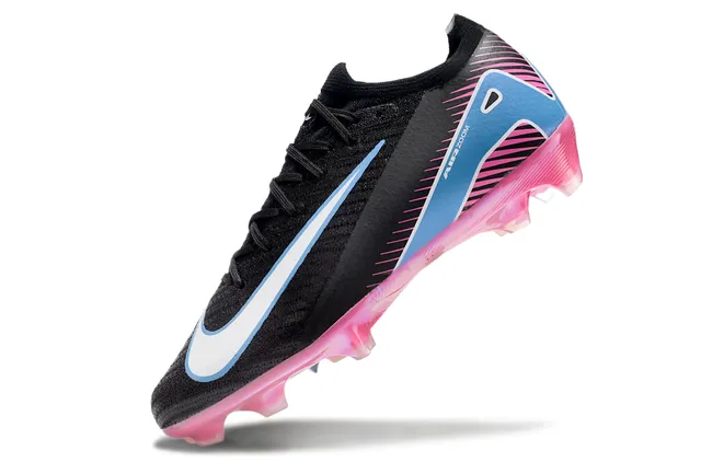 Nike Mercurial Vapor R Air Zoom Black Pink Blue أحذية كرة القدم للأرض الصلبة 3