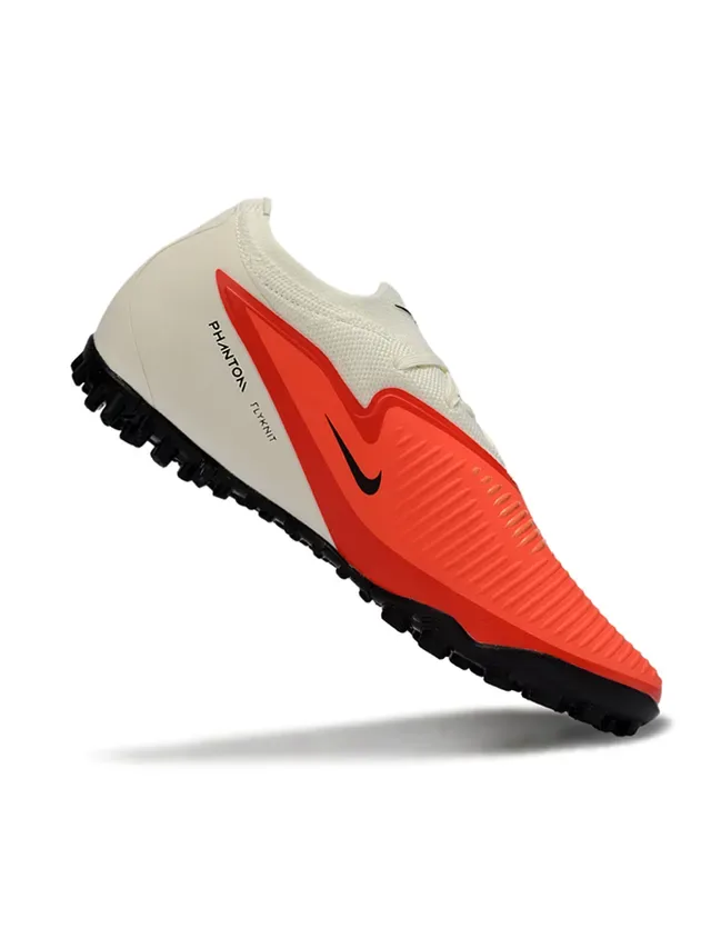 Nike Orange Beige Low-Cut Synthetic Upper Molded Studs Turf Soccer Shoes 5