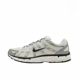 Nike P-6000 Off-White और Silver रनिंग जूते