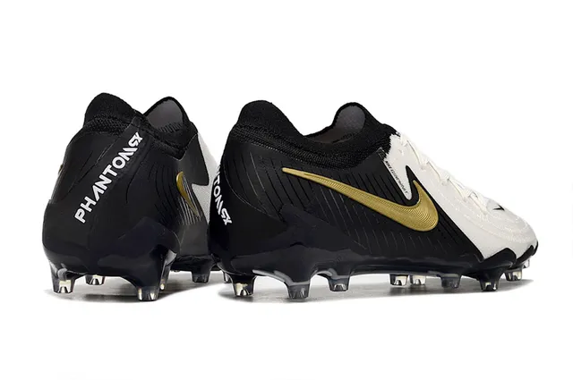 Nike Phantom GT Doré Noir Blanc Firm-Ground Chaussures de football 5