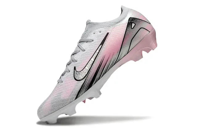 Nike Phantom GT tênis de futebol rosa prata malha degradê Firm-Ground 3
