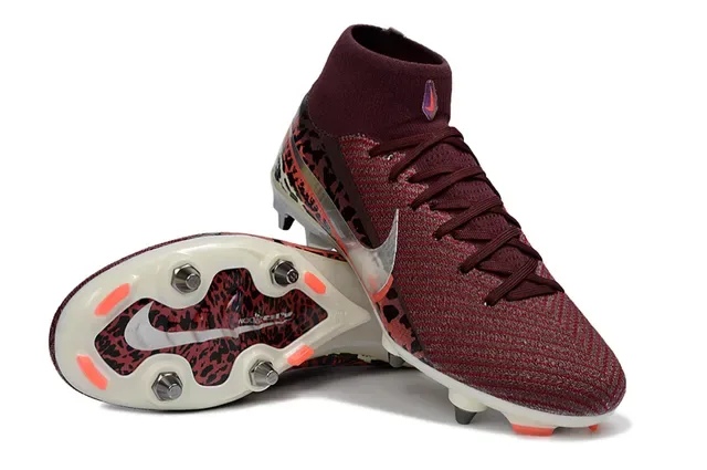 Nike Phantom GT United Burdeos Animal Print Chuteira Firm Ground 4