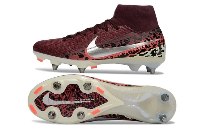 Nike Phantom GT United Burdeos Animal Print Chuteira Firm Ground 6