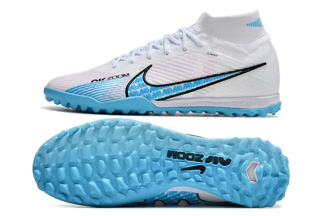 Nike Phantom GT 白蓝 Flyknit Upper Sock-Fit Collar Turf 足球鞋 6