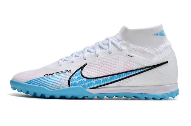 Nike Phantom GT 白蓝 Flyknit Upper Sock-Fit Collar Turf 足球鞋 7