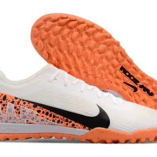 Nike Phantom GT 白橙 低帮 合成上层 纹理针织 脚趾 草地足球鞋