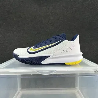 Nike Precision 7 أبيض بحري أصفر حذاء رياضي منخفض أسلوب حياة