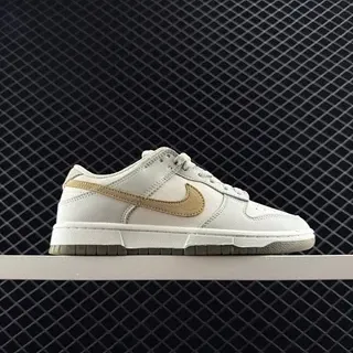 Nike SB Dunk Low বেইজ ব্রাউন চামড়ার স্কেটবোর্ড জুতা