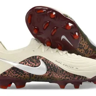 Nike United 003 Chuteiras de futebol com estampado de leopardo para gramado firme