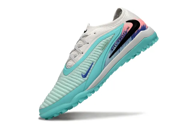 Nike United 082 تركواز أبيض أحذية كرة القدم للعشب الاصطناعي 3