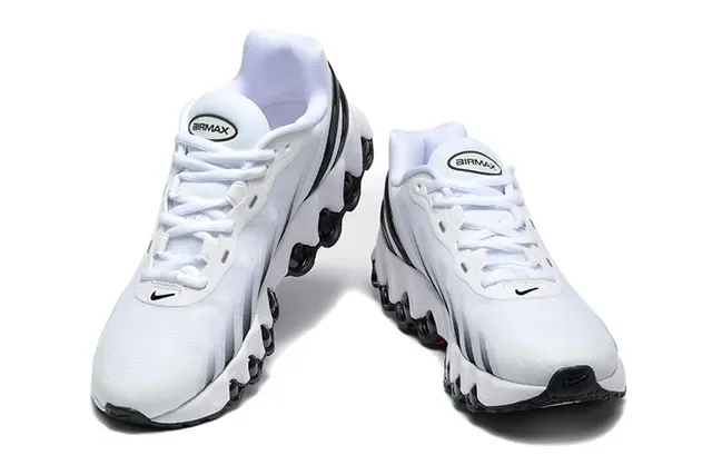 Nike Zapatillas Lifestyle Blancas y Negras de Bajo con Upper Híbrido Mesh-Synthetic 15