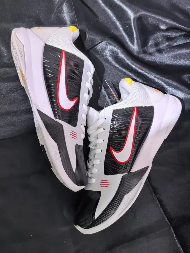 Nike白色黑色低帮轮廓分层合成笼篮球鞋 4