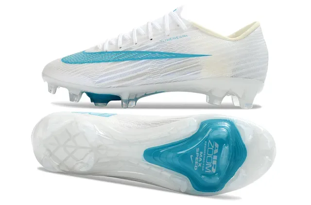 耐克 白蓝 Flyweave Ultra Upper Air Zoom Heel Unit Firm-Ground 足球鞋 5