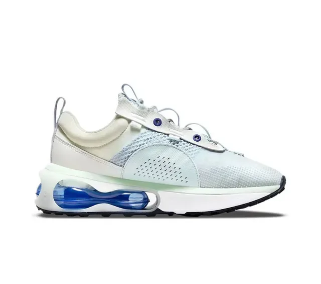 Nike Branco Azul Malha Superior Unid. Amort. Ar Visível Tênis 6