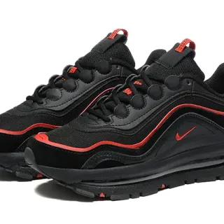 Nike Zoom 2K أسود أحمر حذاء رياضي أسلوب حياة
