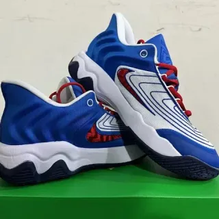 Nike Zoom 2K أزرق أحمر أبيض كثيفة موجية وسيطة نمط الحياة أحذية رياضية