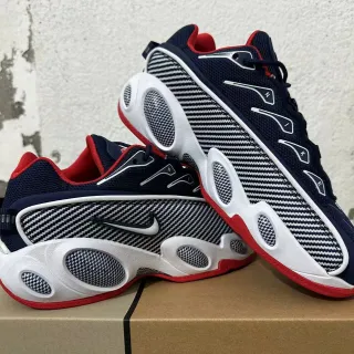 Nike Zoom Flight 95 Azul-marinho vermelho branco zapatilhas chunky