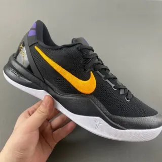Nike Zoom Kobe VIII 黑色 橙色 紫色 篮球鞋