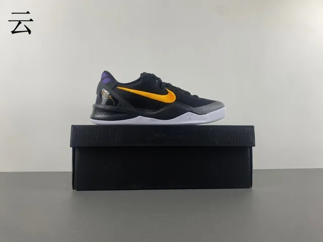 Nike Zoom Kobe VIII 黑色 橙色 紫色 篮球鞋 17