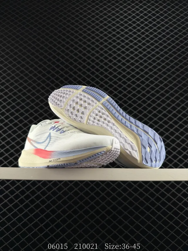 Nike Zoom Pegasus 39 White Red Blue Gradient Running Shoes 2