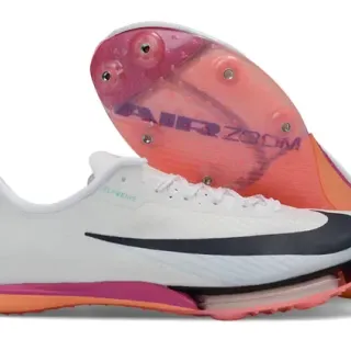 Nike Zoom Victory Flyweave सफेद काला गुलाबी नारंगी रनिंग जूते